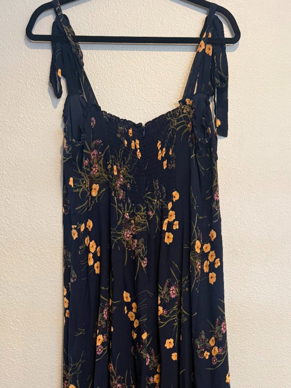 Reformation Midi Nikita Dress in Navy- Size 14 - Picture 3 of 8